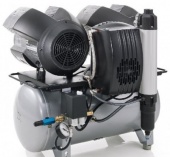 Безмасляный компрессор четырехцилиндровый с автоматическим сбросом конденсата Dürr Dental Tornado 4 производительность 230/270 л/мин.