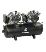 Cattani AC400 компрессор безмасляный 100-320 для 5 стоматологических установок, с осушителем, 3-фазный