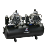 Cattani AC600 компрессор безмасляный 150-476 для 8 стоматологических установок, с осушителем, 1-фазный