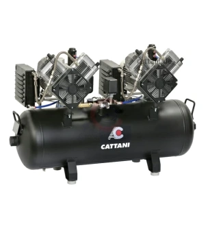 Cattani AC400 компрессор безмасляный 100-320 для 5 стоматологических установок, с осушителем, 3-фазный